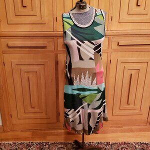 Fun, sleeveless sweater dress